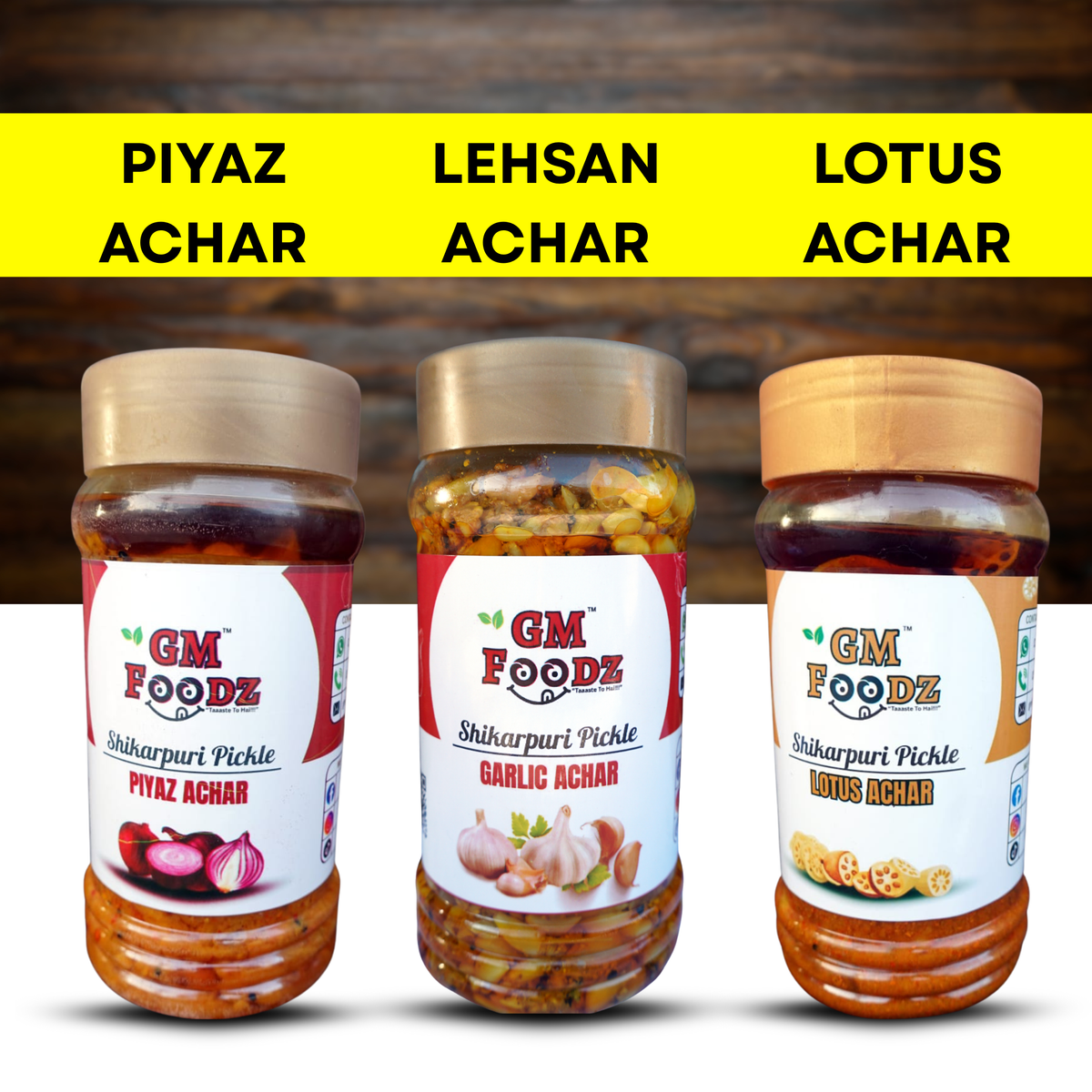Piyaz, Lehsan & Lotus Achar